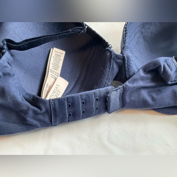 Victoria’s Secret Navy Blue Bra 34B – Glitter Trim - Picture 2 of 2